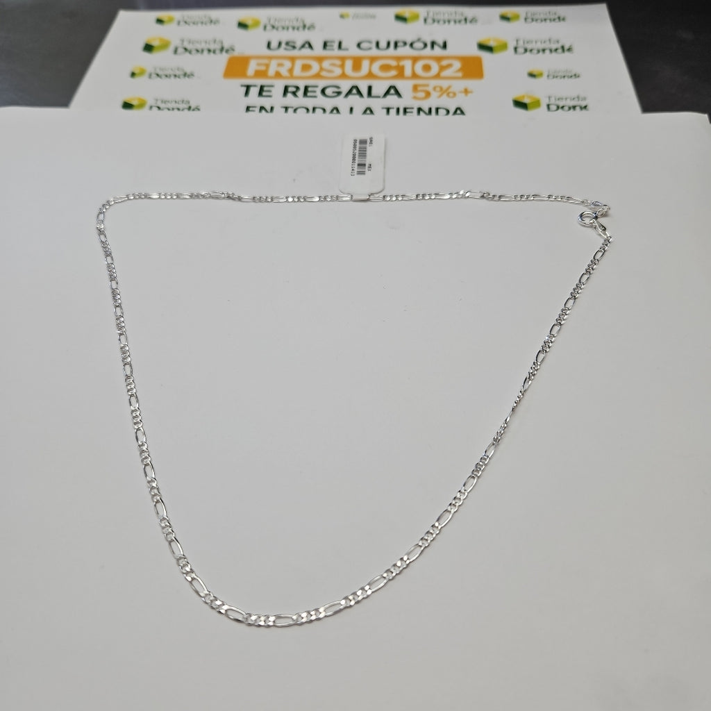 CADENA TEJIDO 3X1 PLATA .925 50 CM 4.3 GR (NUEVO)