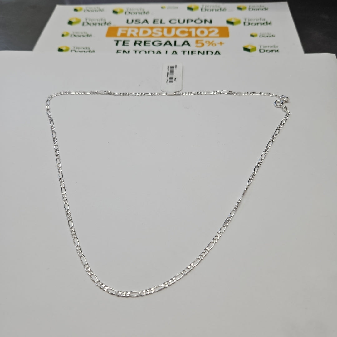CADENA TEJIDO 3X1 PLATA .925 50 CM 4.3 GR (NUEVO)