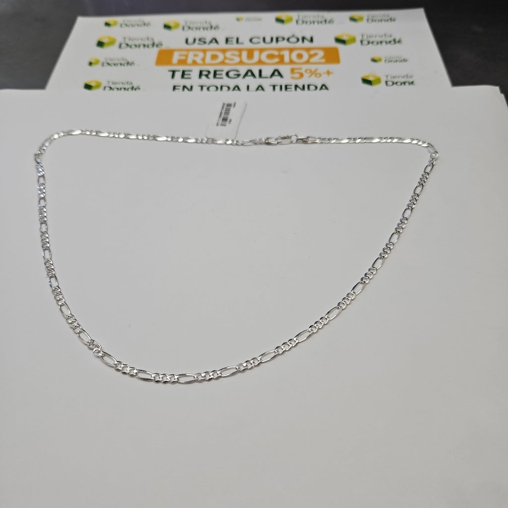 CADENA TEJIDO 3X1 PLATA .925 50 CM 7 GR (NUEVO)