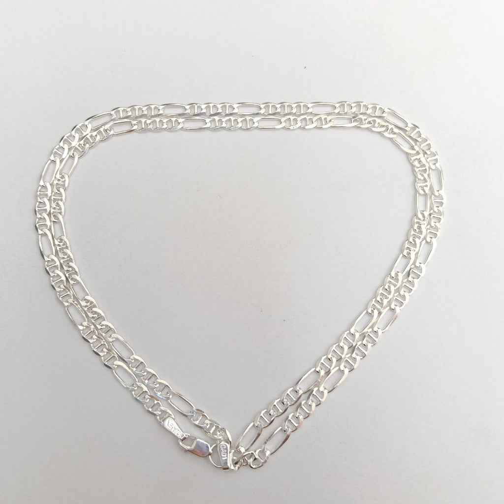 CADENA TEJIDO MARINERO PLATA .925 55 CM 8.1 GR (NUEVO)