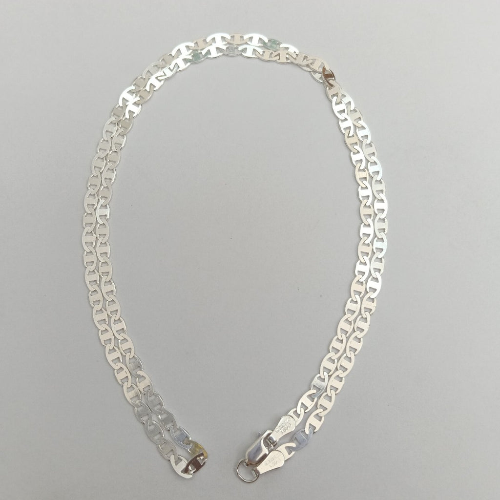 CADENA TEJIDO GUCHI PLATA .925 55 CM 8.3 GR (NUEVO)