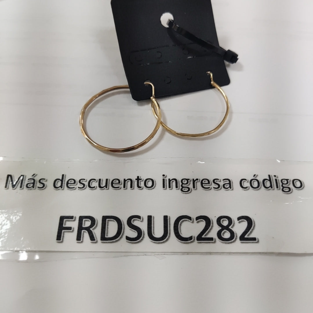 ARRACADAS PAR ORO 10 K 2.1 GRMS (SEMINUEVO)