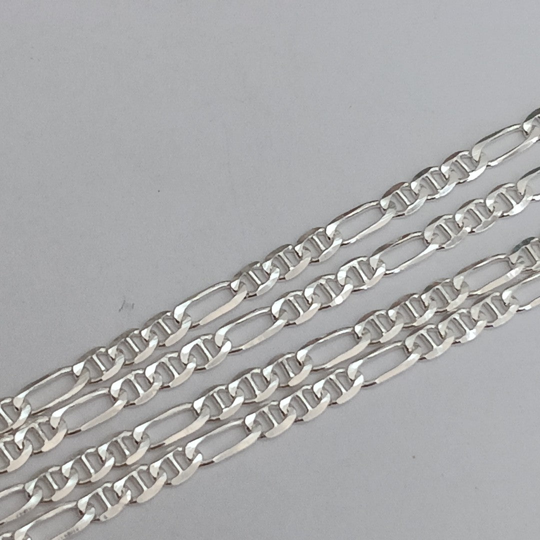 CADENA TEJIDO MARINERO PLATA .925 55 CM 6.9 GR (NUEVO)