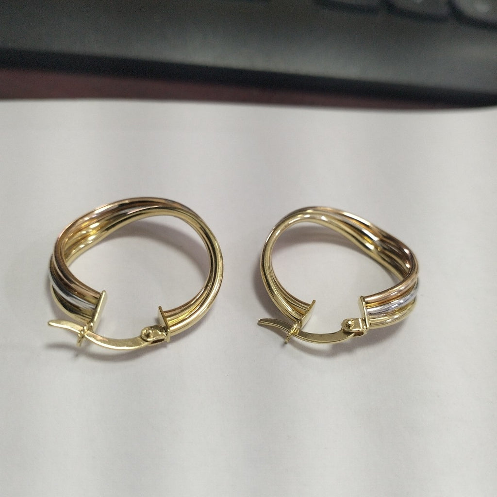 ARRACADAS PAR ORO 14 K 3,40 GRMS (SEMINUEVO)