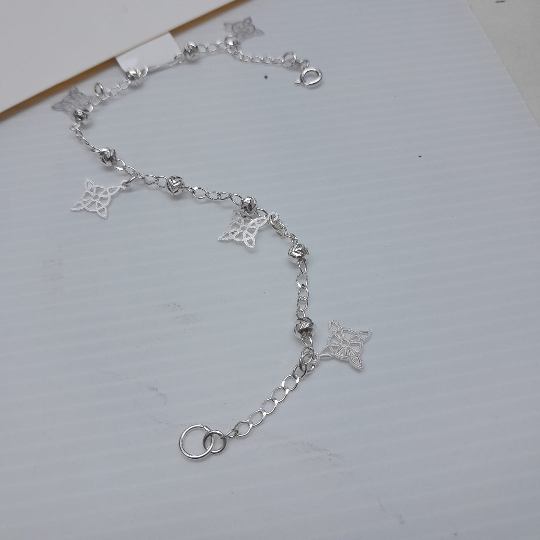 PULSERA TEJIDO ESPECIAL PLATA .925 18 CM 3.2 GR (NUEVO)