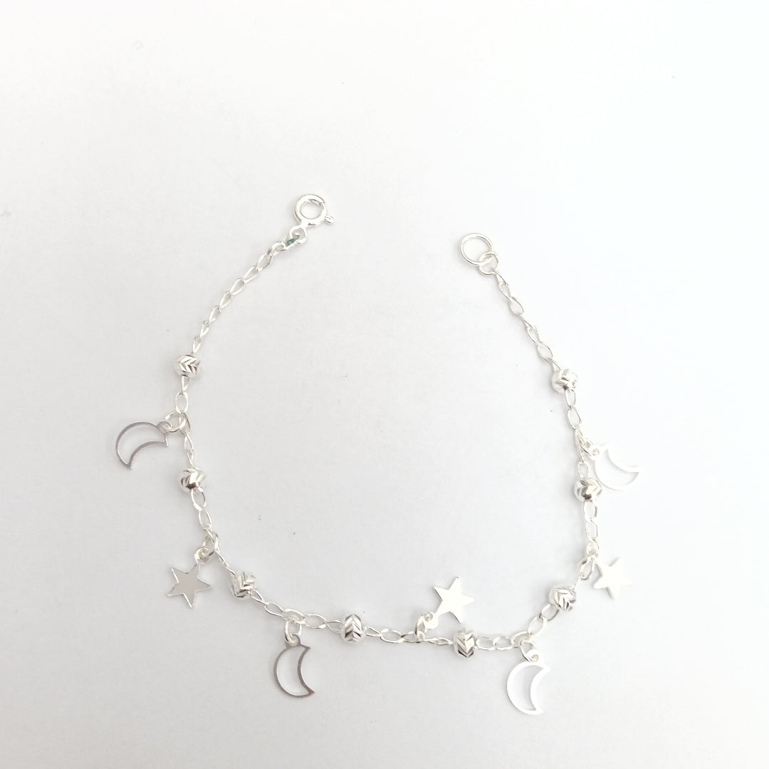 PULSERA TEJIDO TEJIDO ESPECIAL PLATA .925 18 CM 3.1 GR (NUEVO)
