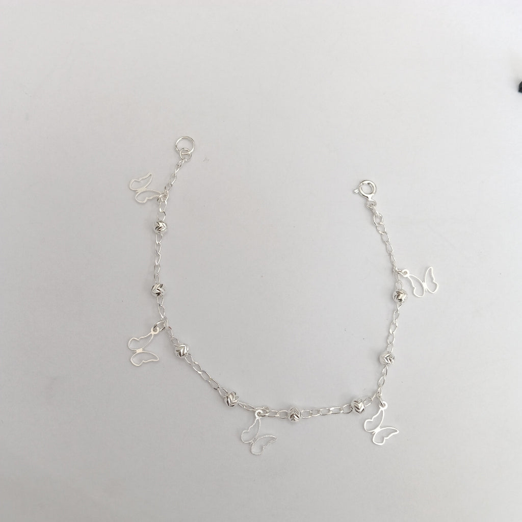 PULSERA TEJIDO ESPECIAL PLATA .925 18 CM 2.8 GR (NUEVO)