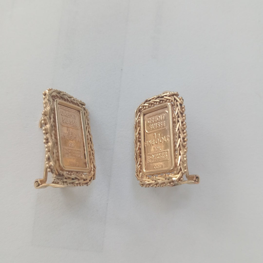 ARETES PAR ORO 10 K 7.2 GRMS (SEMINUEVO)