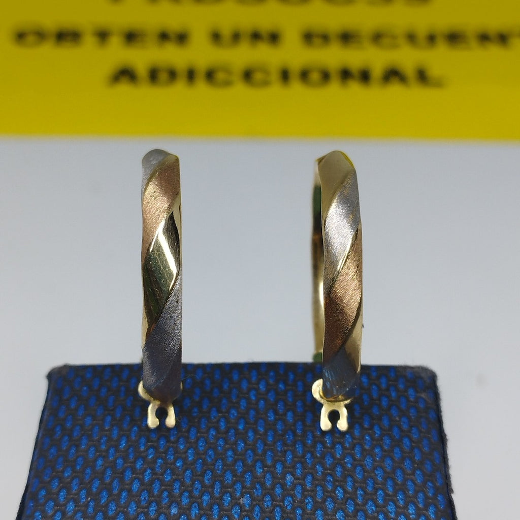 ARRACADAS PAR ORO 14 K 2,10 GRMS (SEMINUEVO)