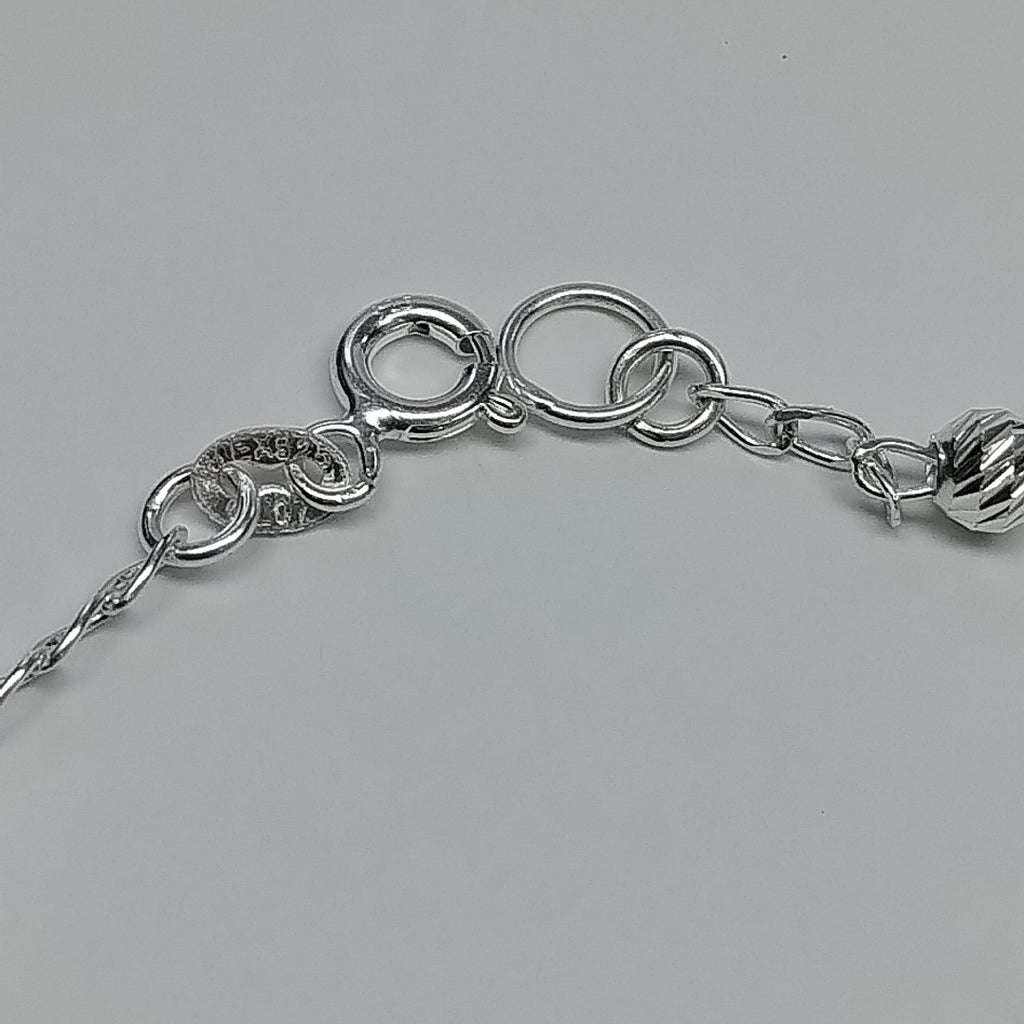PULSERA TEJIDO TEJIDO ESPECIAL PLATA .925 18 CM 4.1 GR (NUEVO)