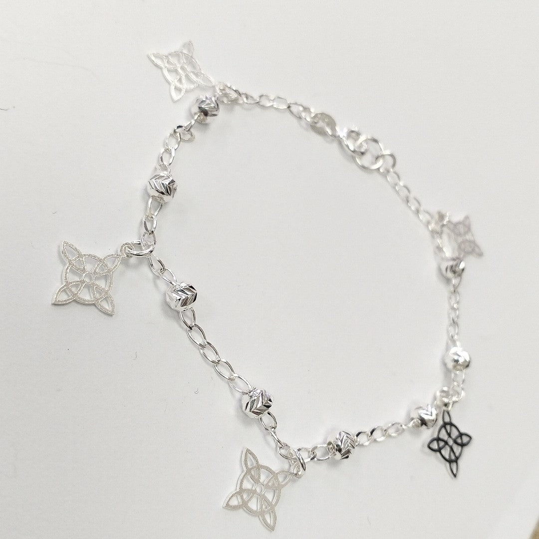 PULSERA TEJIDO ESPECIAL PLATA .925 18 CM 3.1 GR (NUEVO)