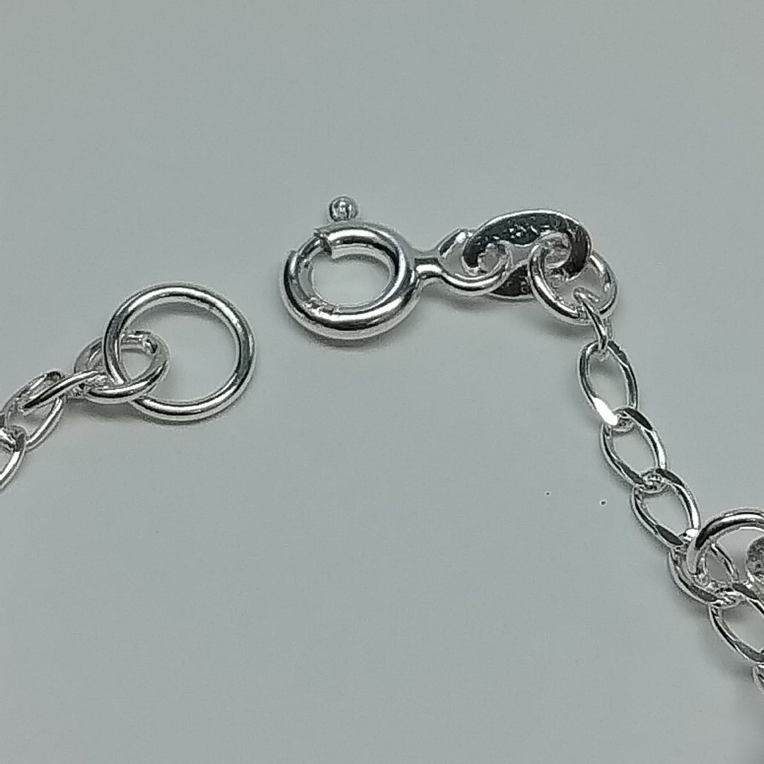 PULSERA TEJIDO ESPECIAL PLATA .925 18 CM 2.7 GR (NUEVO)
