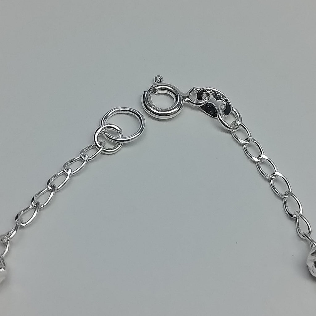 PULSERA TEJIDO ESPECIAL PLATA .925 18 CM 3 GR (NUEVO)