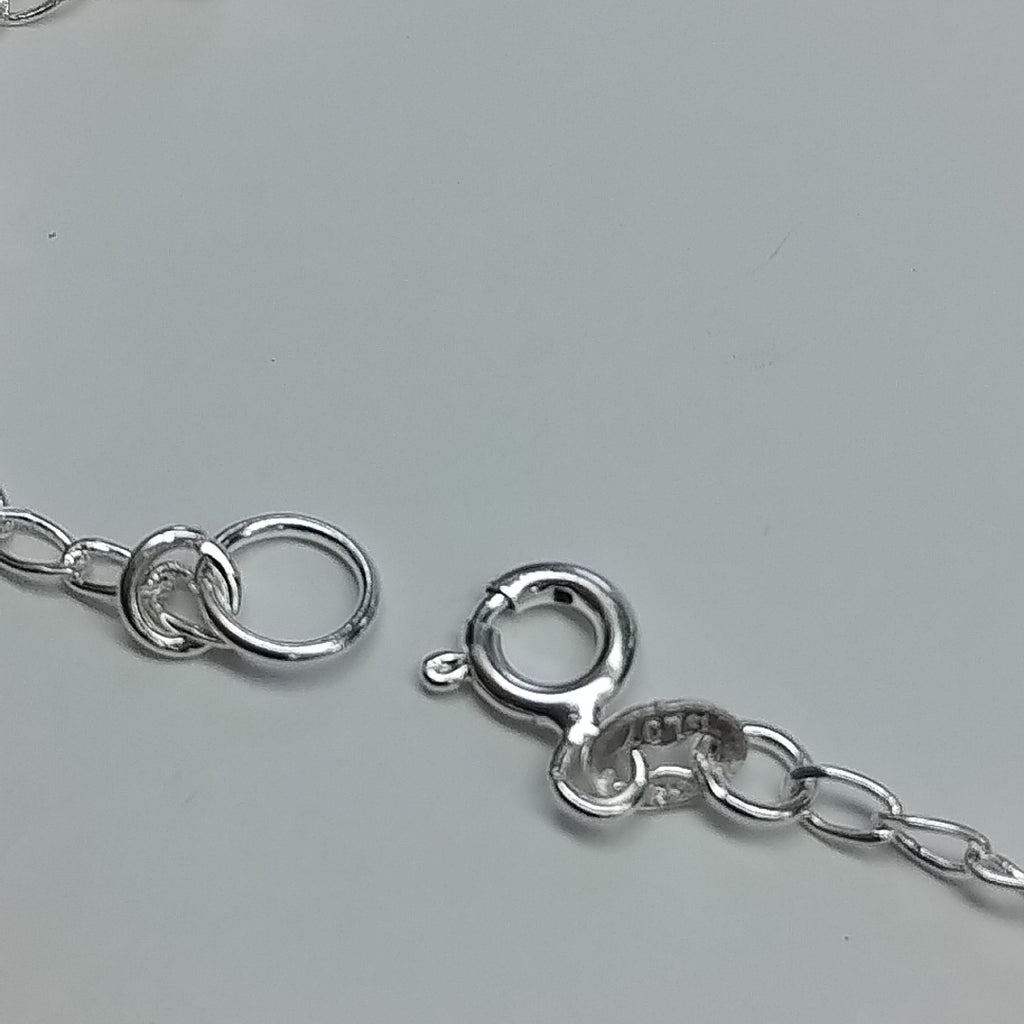 PULSERA TEJIDO ESPECIAL PLATA .925 18 CM 3 GR (NUEVO)