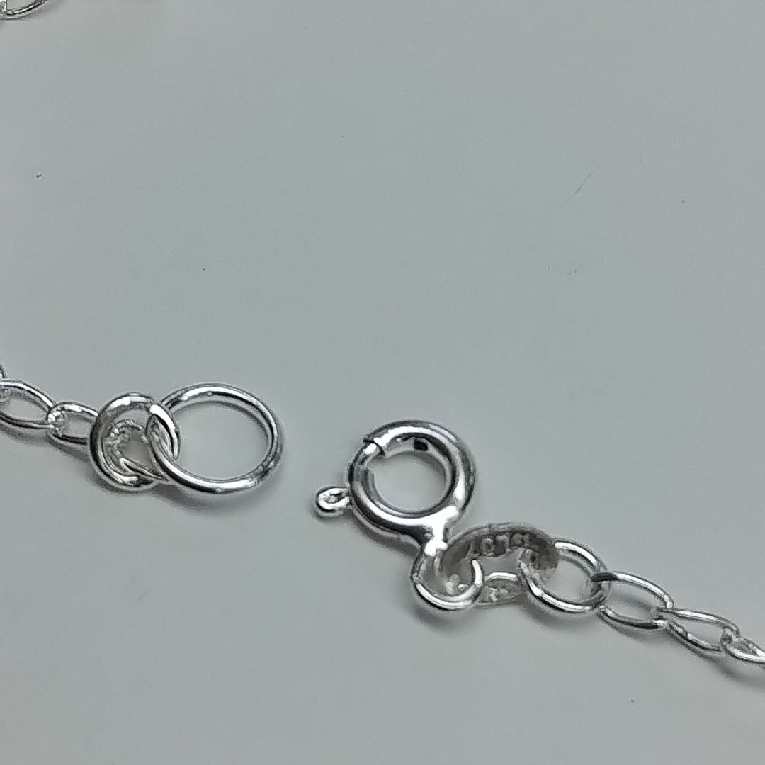 PULSERA TEJIDO ESPECIAL PLATA .925 18 CM 3 GR (NUEVO)