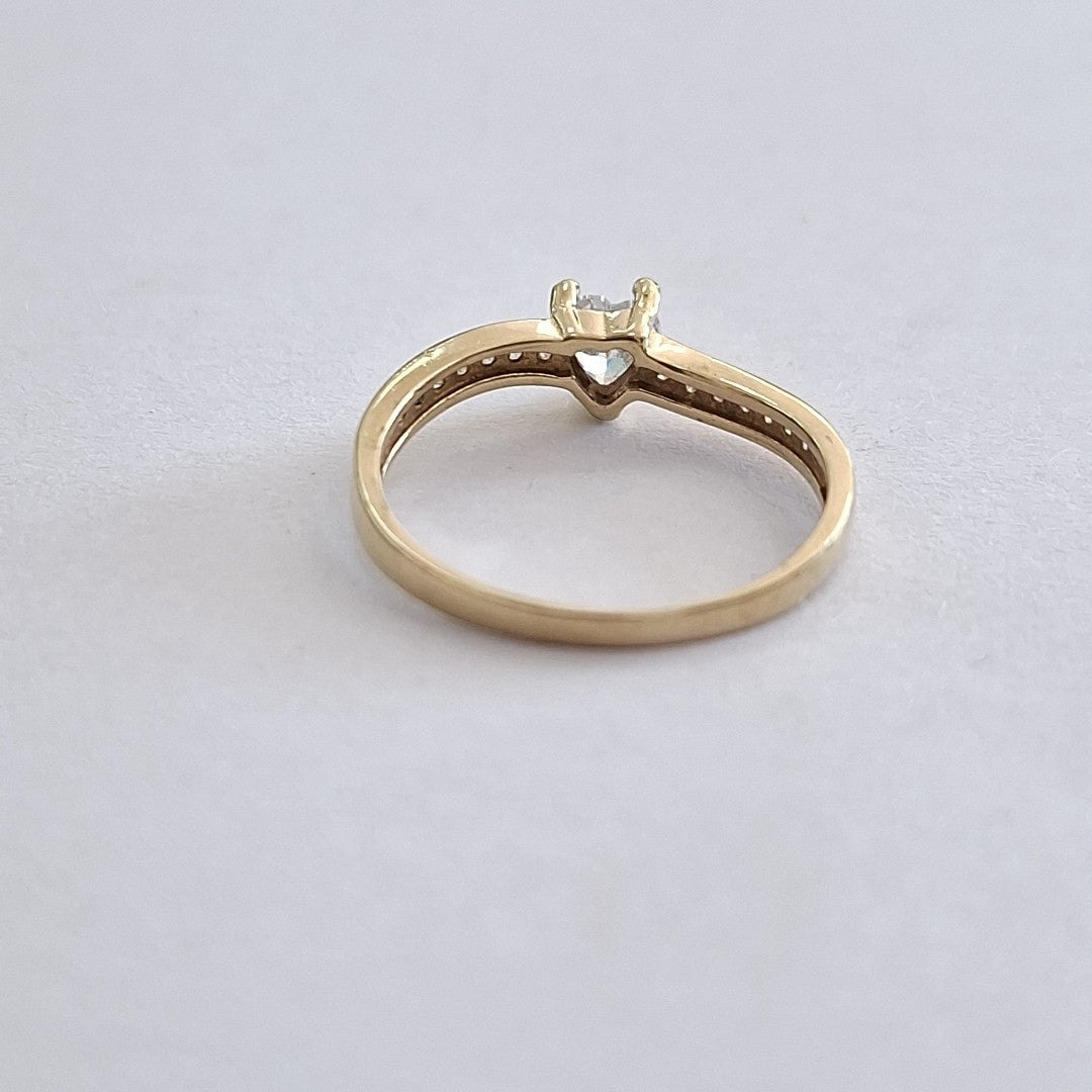 ANILLO ORO 10 K 1,20 GRMS (SEMINUEVO)