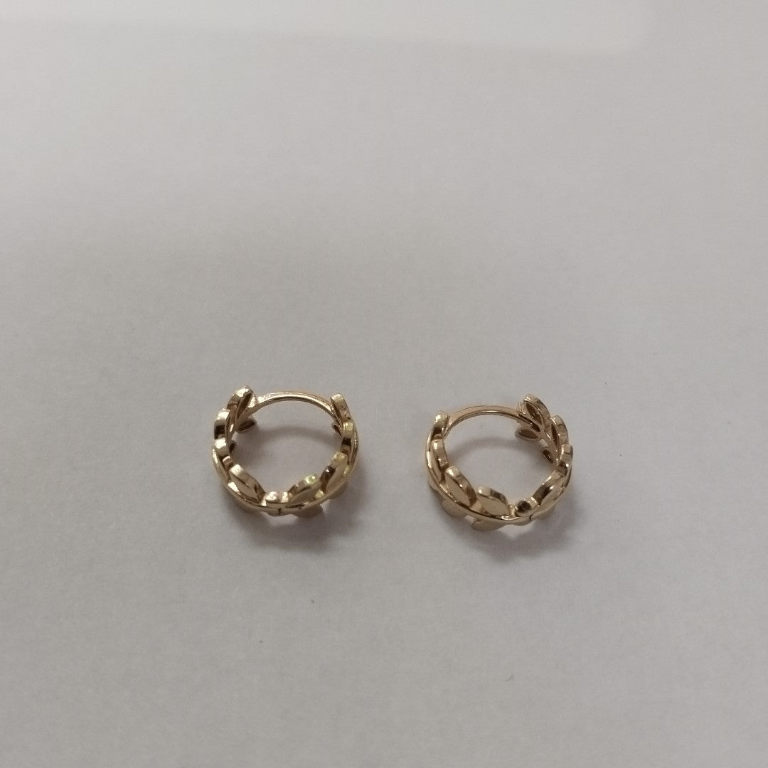 ARRACADAS PAR ORO 14 K 2.4 GRMS (SEMINUEVO)
