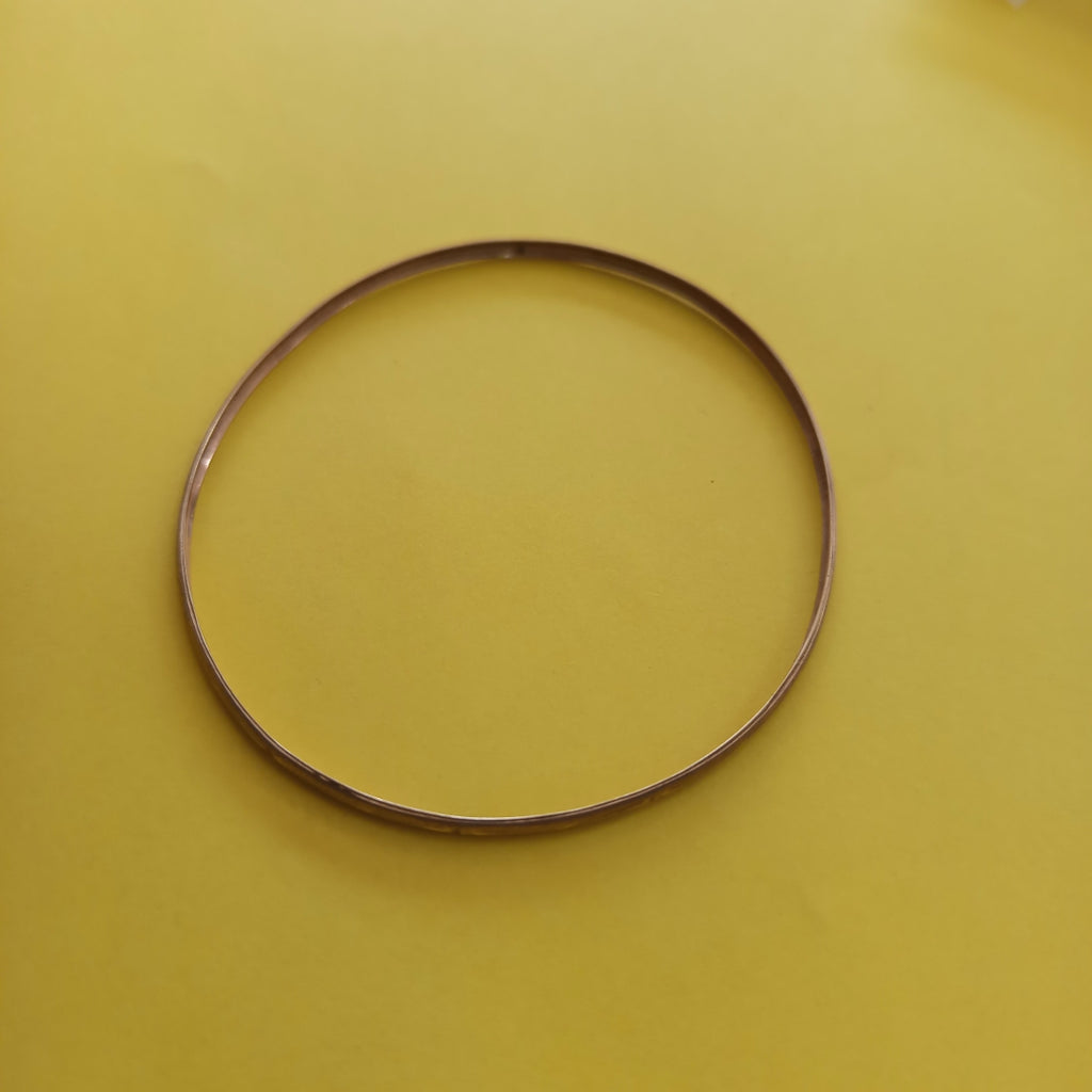 PULSERA RIGIDA ORO, ORO COMBINADO 8 K 3 GRMS (SEMINUEVO)