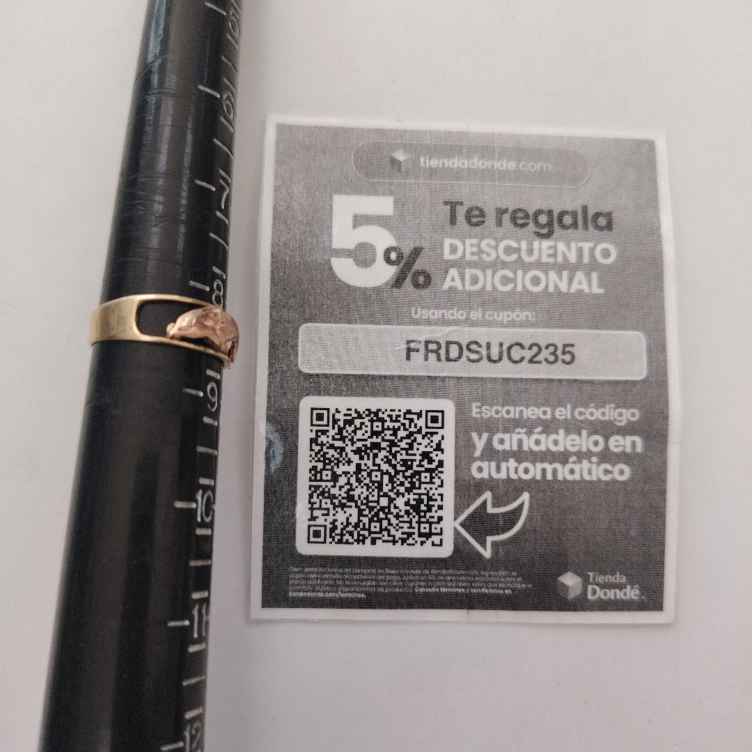 ANILLITO ORO 10 K 2.2 GRMS (SEMINUEVO)