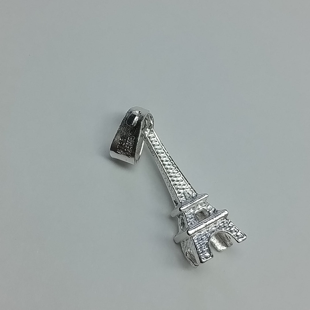 DIJE TORRE EIFFEL PLATA .925 1.5 GR (NUEVO)