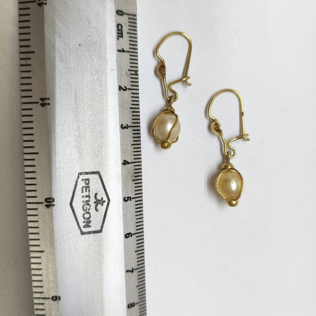 ARETES PAR ORO 14 K 3.4 GRMS (SEMINUEVO)