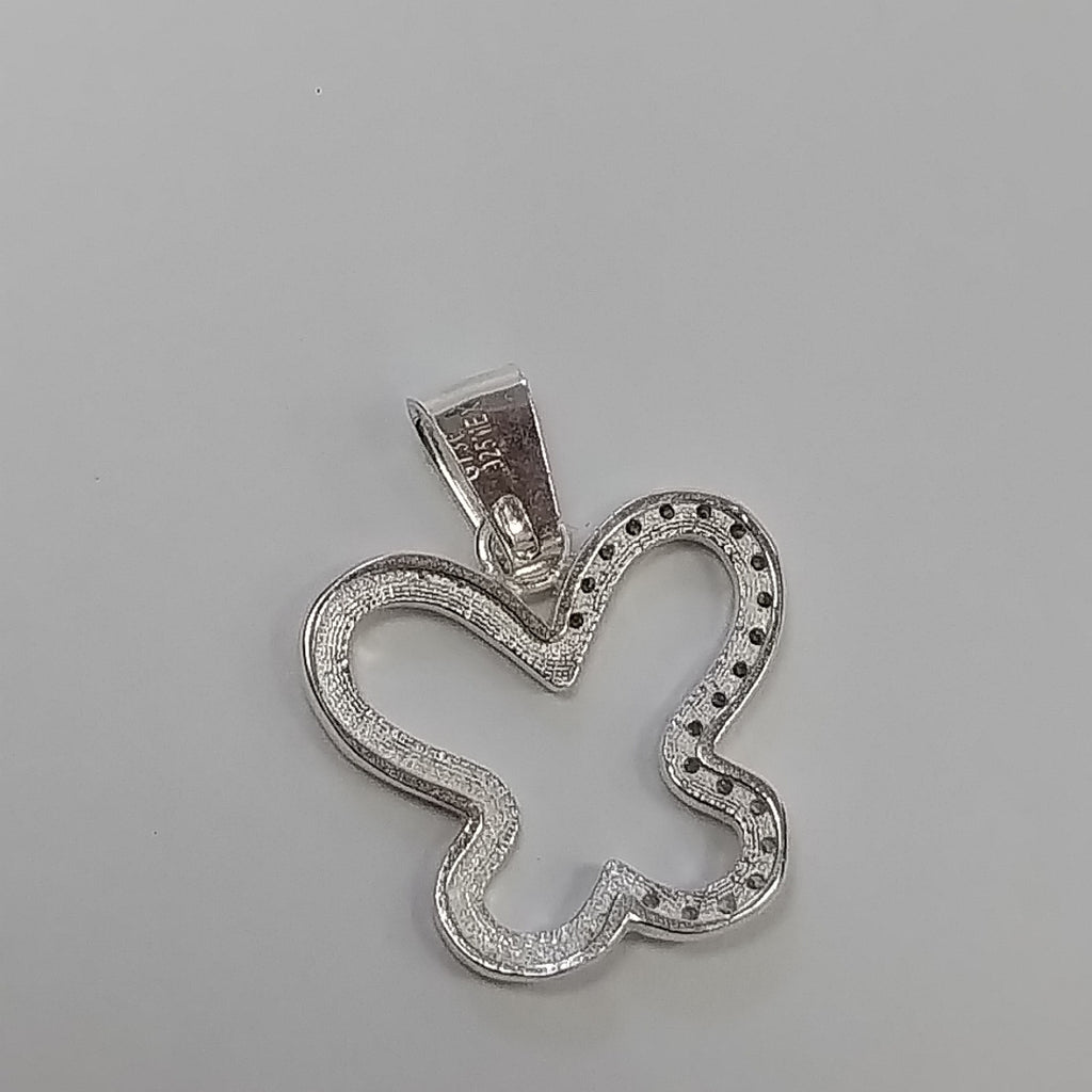 DIJE MARIPOSA C/CIRCONIAS PLATA .925 2.2 GR (NUEVO)