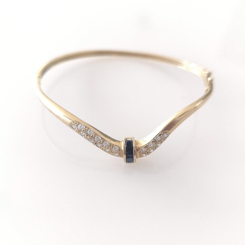 PULSERA RIGIDA ORO 10 K 8,80 GRMS (SEMINUEVO)