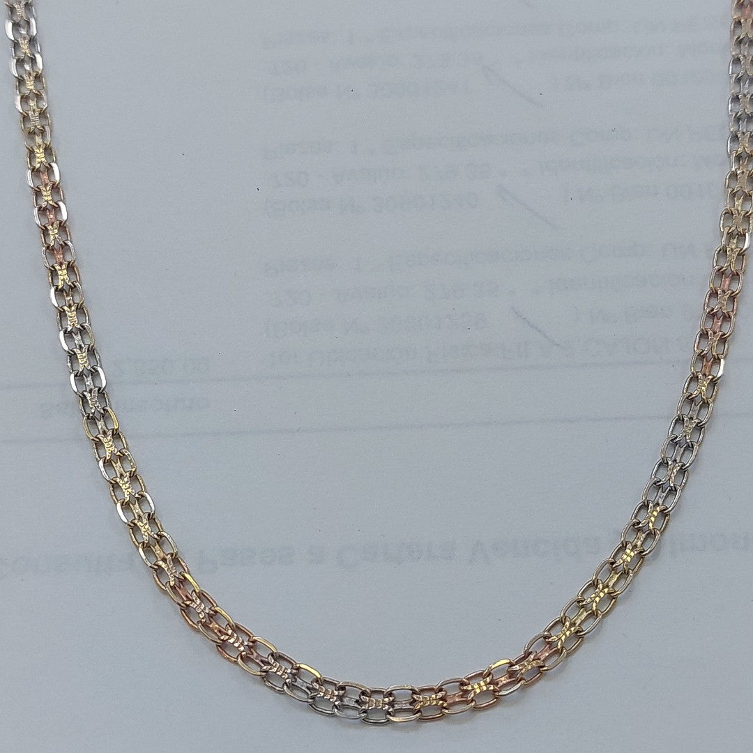 GARGANTILLA ORO COMBINADO 14 K 6,70 GRMS (SEMINUEVO)