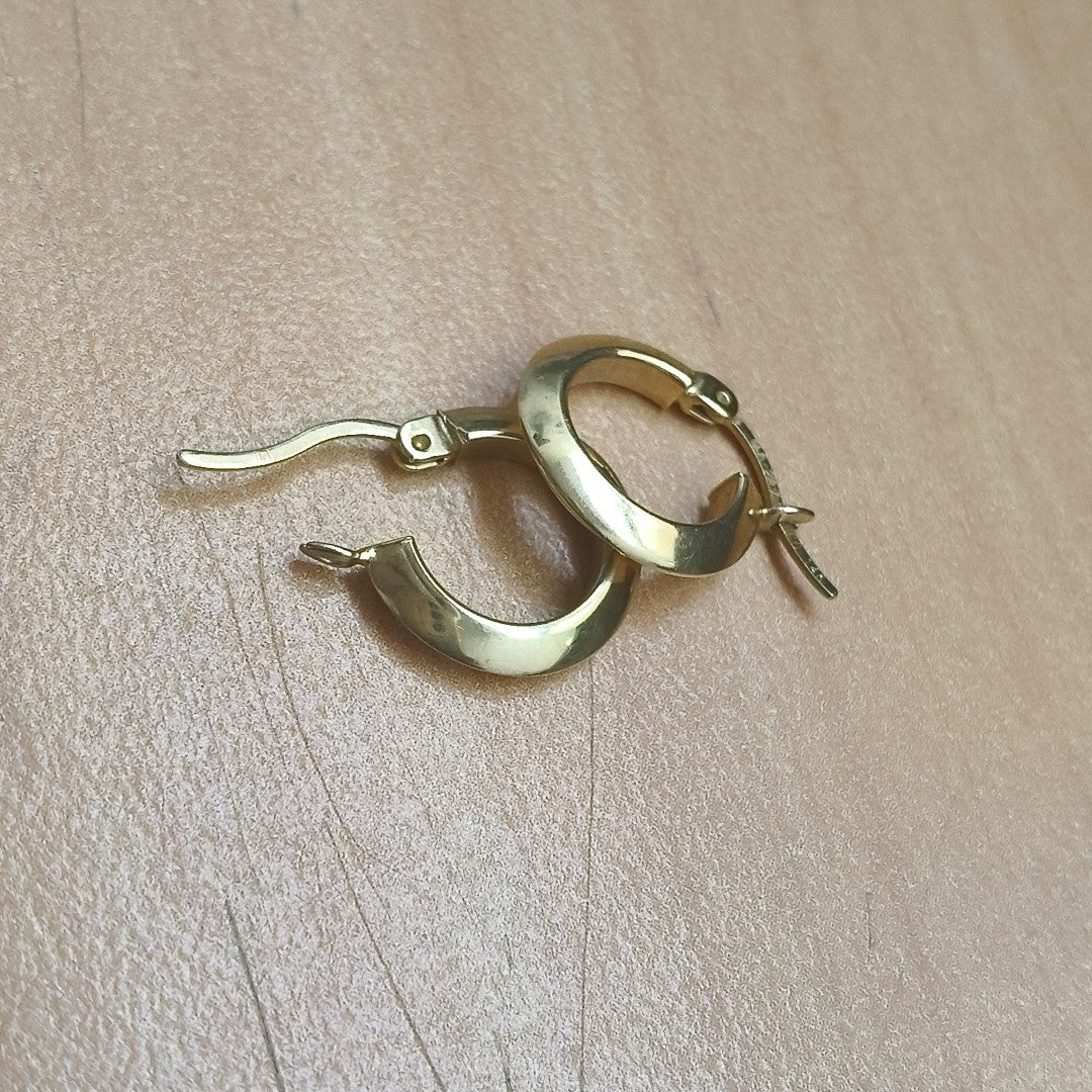 ARRACADAS PAR ORO 14 K 1.2 GRMS (SEMINUEVO)