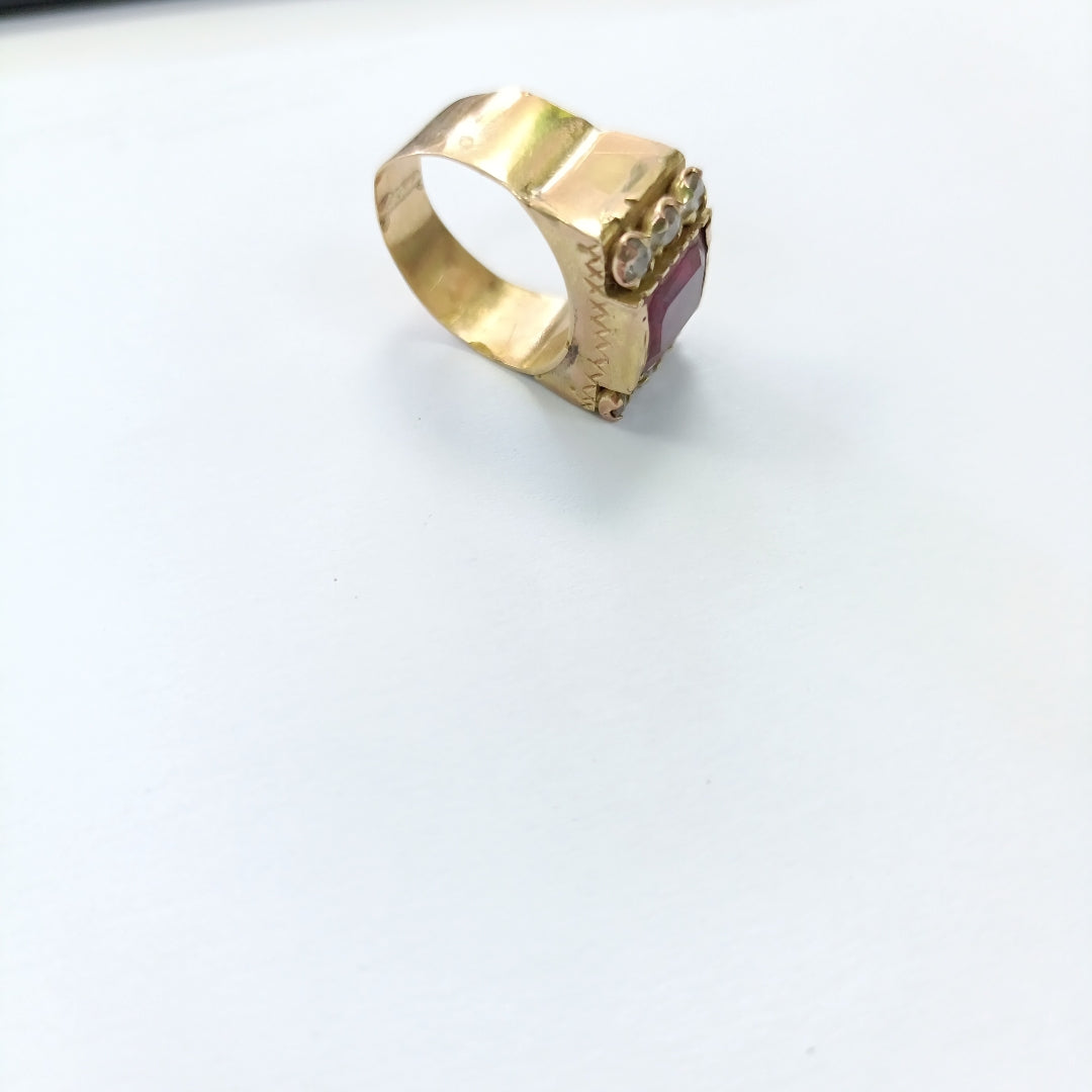 ANILLO ORO 10 K 6.4 GRMS (SEMINUEVO)