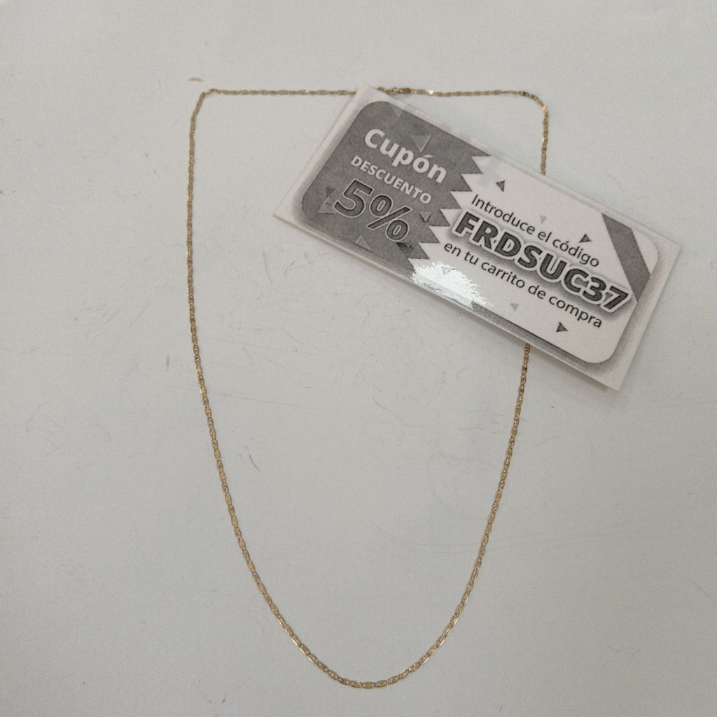 CADENA ORO 14 K 3.3 GRMS (SEMINUEVO)