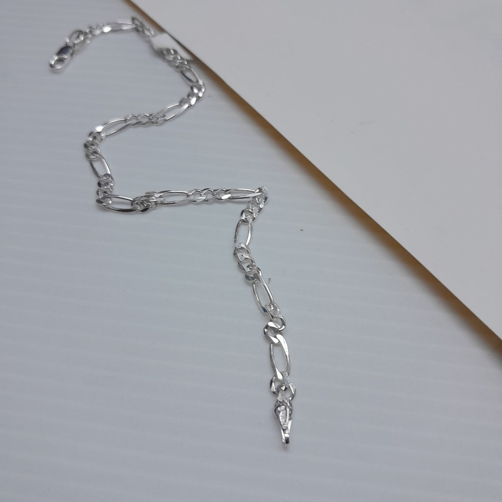 PULSERA TEJIDO 3X1 PLATA .925 18 CM 2.9 GR (NUEVO)