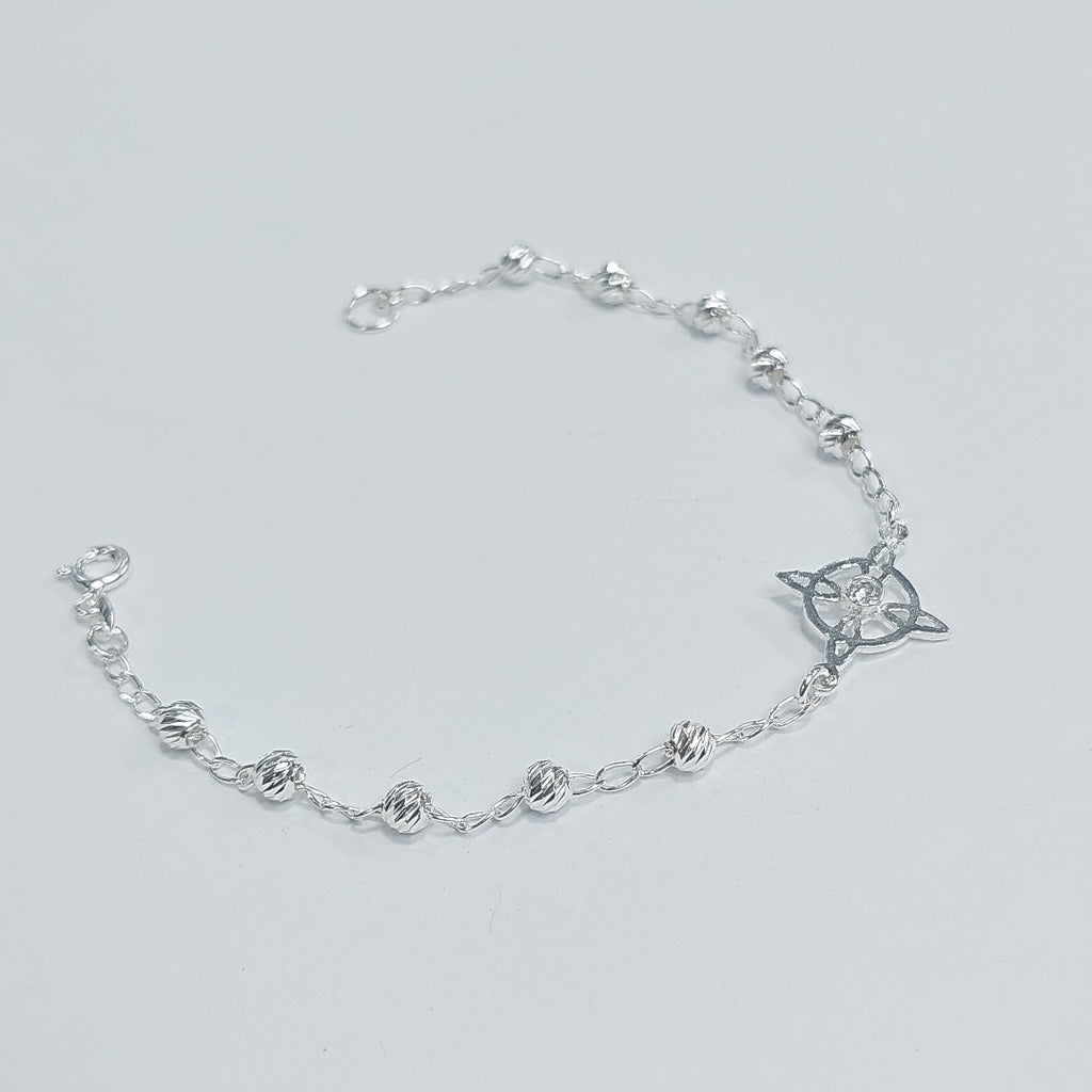 PULSERA TEJIDO ESPECIAL PLATA .925 18 CM 2.9 GR (NUEVO)