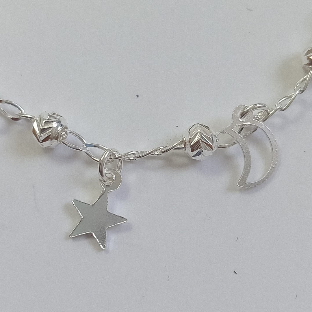 PULSERA TEJIDO TEJIDO ESPECIAL PLATA .925 18 CM 3.1 GR (NUEVO)