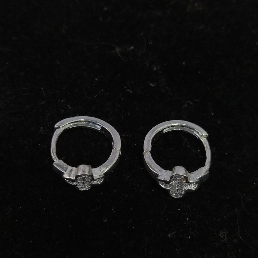 ARRACADAS C/CIRCONIAS PLATA .925 1.9 GR (NUEVO)
