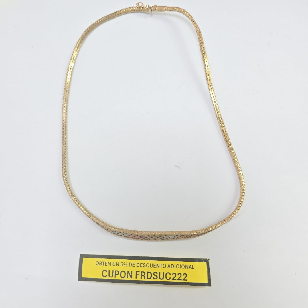 GARGANTILLA ORO 10 K 18.3 GRMS (SEMINUEVO)