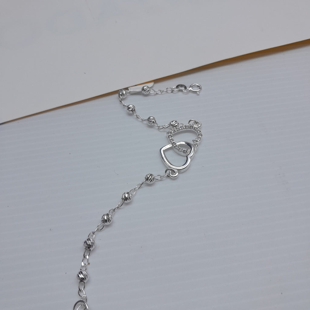 PULSERA TEJIDO TEJIDO ESPECIAL PLATA .925 18 CM 4.1 GR (NUEVO)