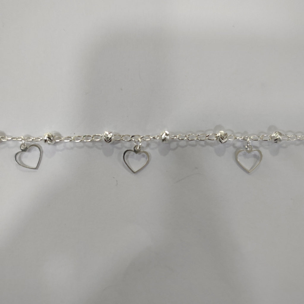 PULSERA TEJIDO ESPECIAL PLATA .925 18 CM 2.7 GR (NUEVO)