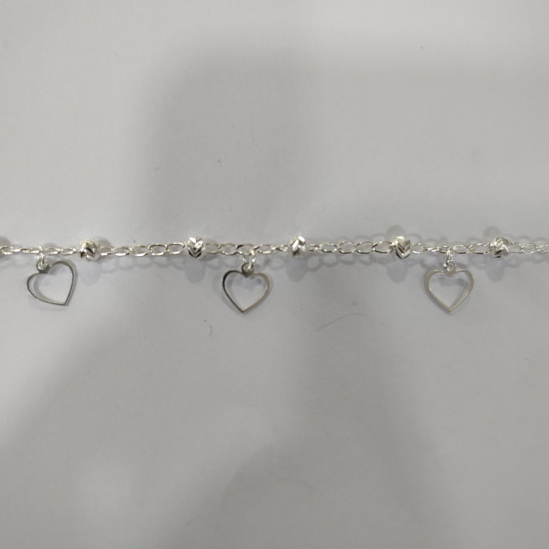 PULSERA TEJIDO ESPECIAL PLATA .925 18 CM 2.7 GR (NUEVO)