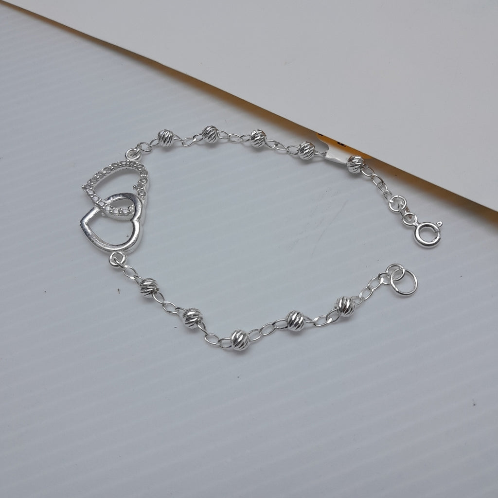 PULSERA TEJIDO TEJIDO ESPECIAL PLATA .925 18 CM 4.1 GR (NUEVO)