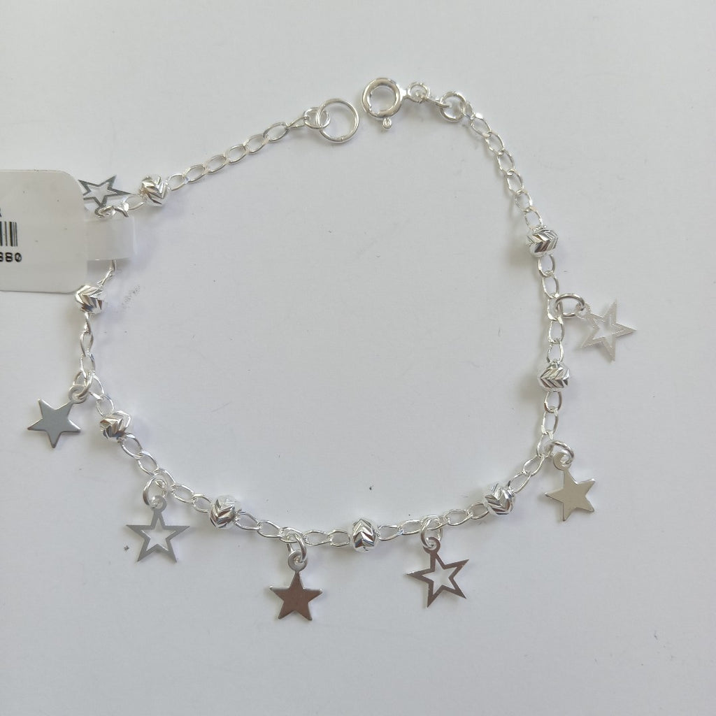PULSERA TEJIDO ESPECIAL PLATA .925 18 CM 3.1 GR (NUEVO)