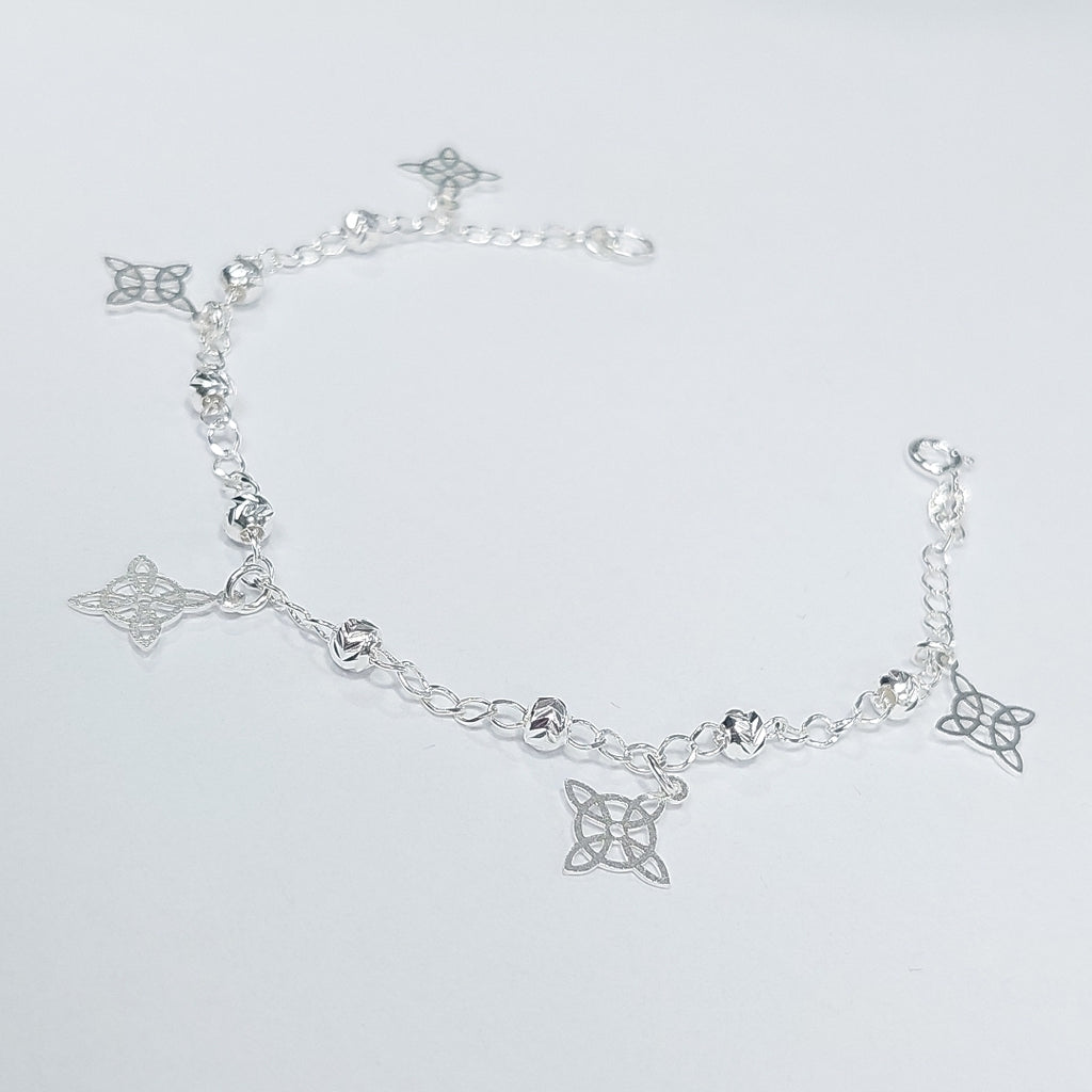 PULSERA TEJIDO ESPECIAL PLATA .925 18 CM 3.2 GR (NUEVO)