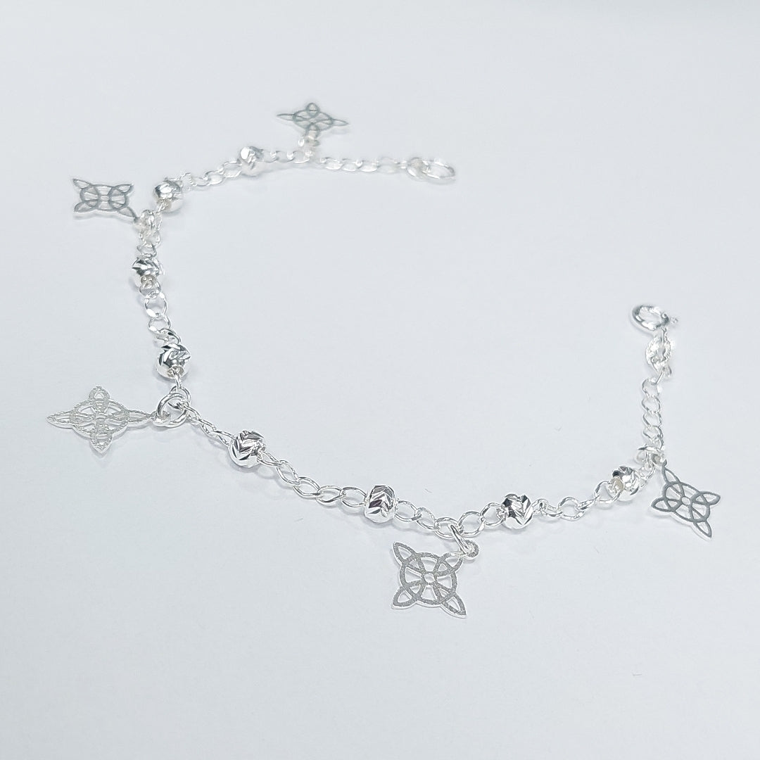 PULSERA TEJIDO ESPECIAL PLATA .925 18 CM 3.2 GR (NUEVO)
