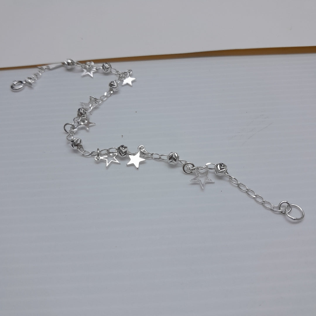 PULSERA TEJIDO ESPECIAL PLATA .925 18 CM 3.1 GR (NUEVO)