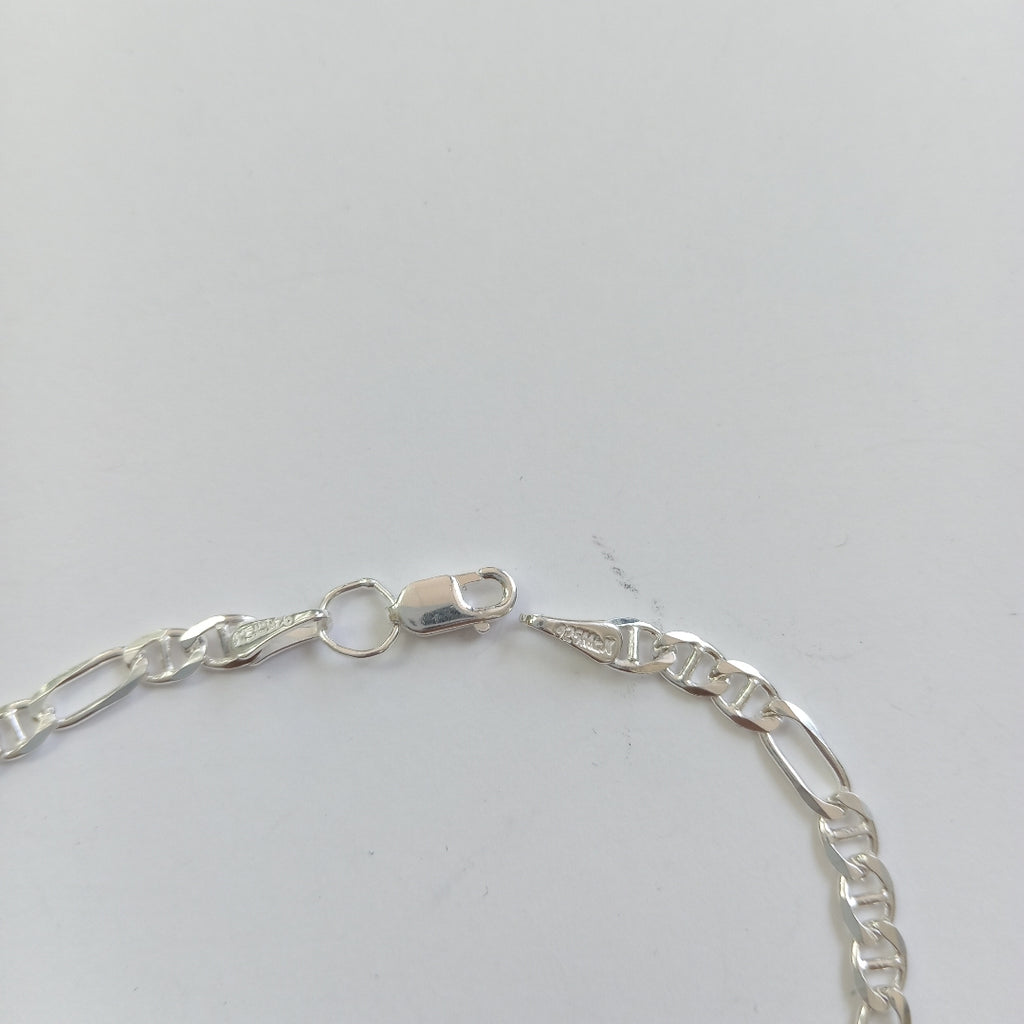 PULSERA TEJIDO 3X1 PLATA .925 16 CM 2.7 GR (NUEVO)