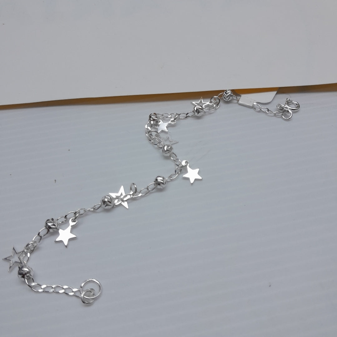 PULSERA TEJIDO ESPECIAL PLATA .925 18 CM 3.1 GR (NUEVO)