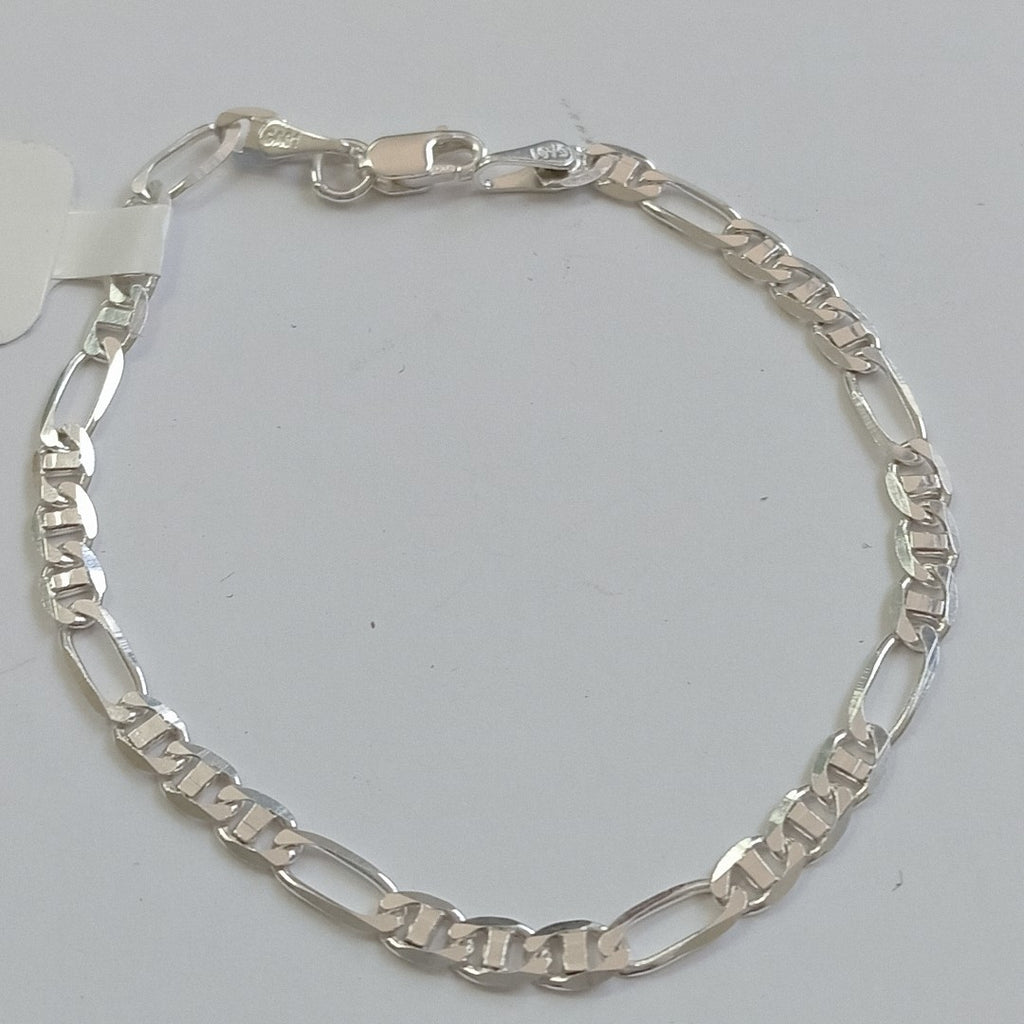 PULSERA TEJIDO 3X1 PLATA .925 16 CM 2.6 GR (NUEVO)