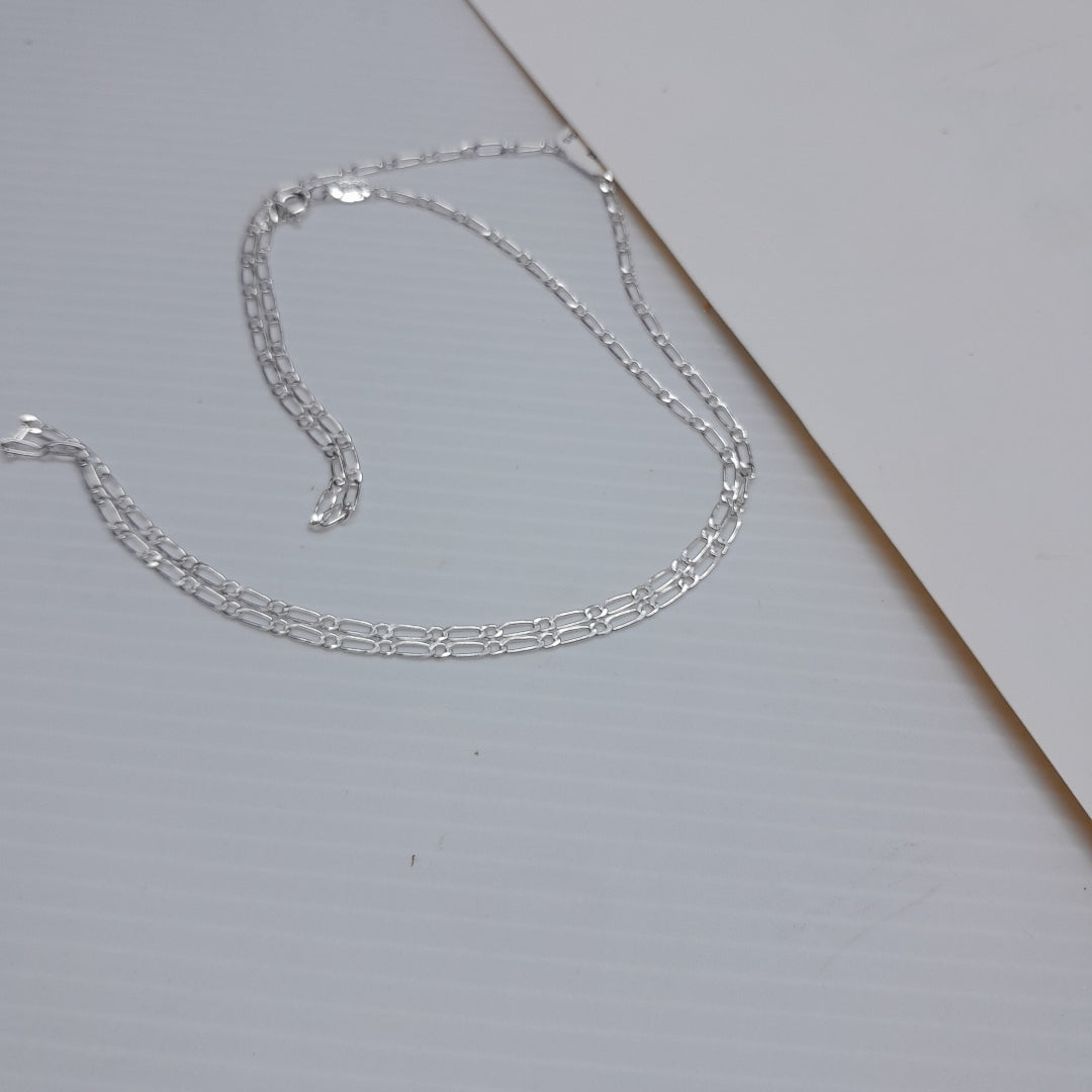 CADENA TEJIDO 1X1 PLATA .925 55 CM 2.9 GR (NUEVO)