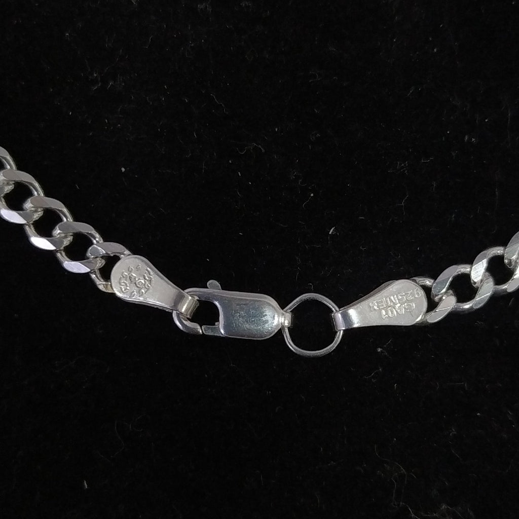 CADENA TEJIDO BARBADO PLATA .925 55 CM 12.8 GR (NUEVO)