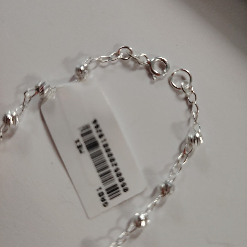 PULSERA TEJIDO TEJIDO ESPECIAL PLATA .925 18 CM 4.1 GR (NUEVO)